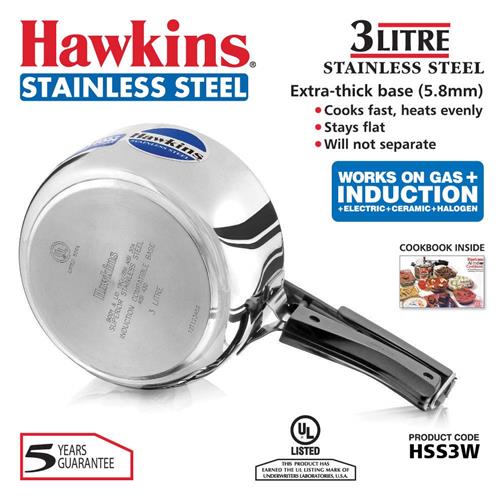 HAWKINS COOKER HSS3W 3LTR